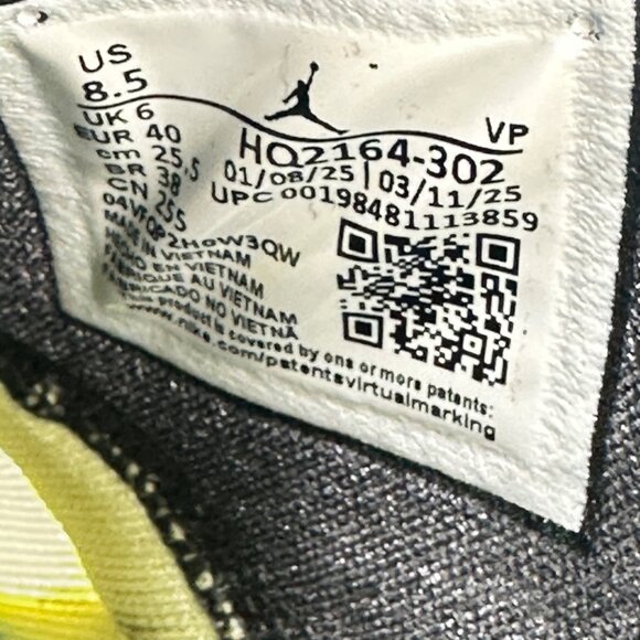 Women Nike AirJordan Trunner LX Shoes Luminous Green Black Sz 8.5 HQ2164-302 NEW - Picture 8 of 9